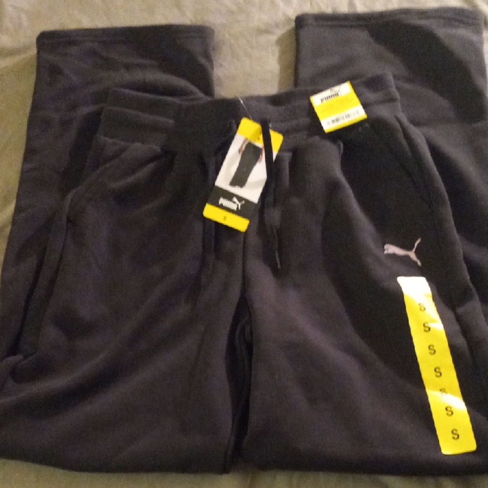 Puma Black Fleece Lined Pants
